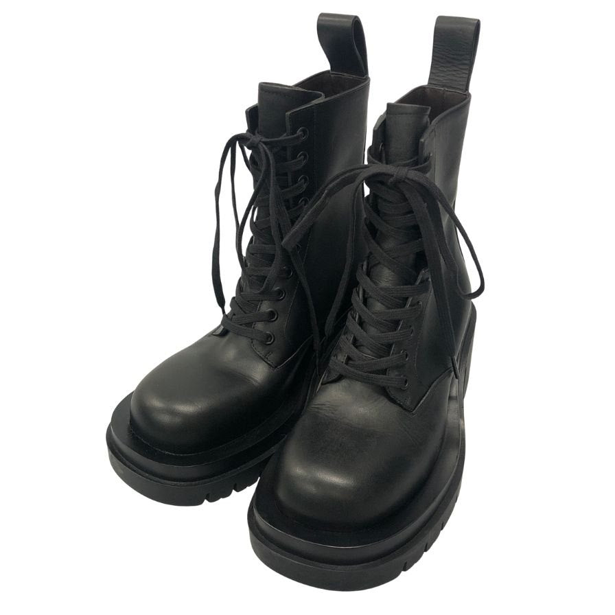 ボッテガヴェネタ ブーツ LUG ANKLE ブラック サイズ36 レディース BOTTEGA VENETA 約22.5cm【AFD9-2】