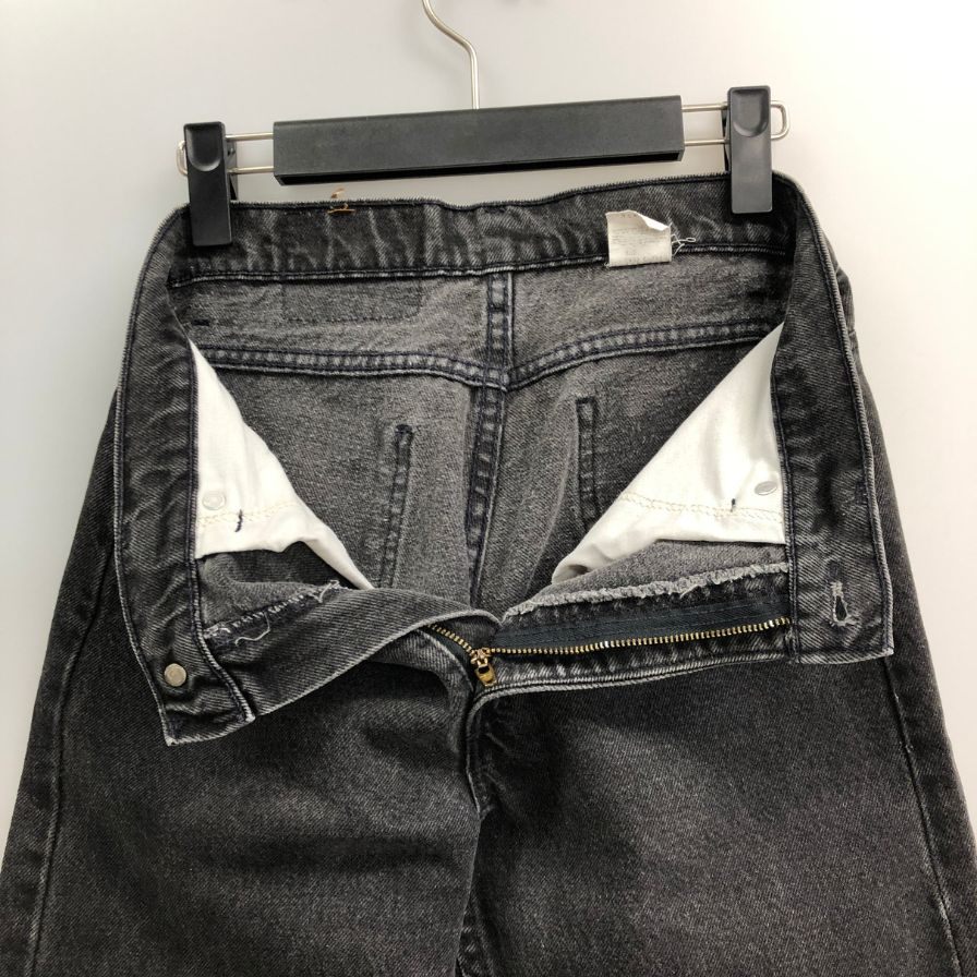 リーバイス デニム 506 STUDENT 90S ボタン裏554 USA製 ブラック レディース W27 L30 LEVI’S 【AFB20】
