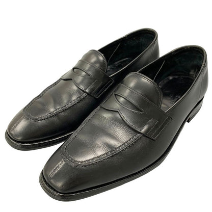 ジョンロブ レザーシューズ ローファー アシュレイ 4596ラスト ブラック メンズ サイズUK7E JOHNLOBB ASHLEY ローファー 約25.5cm【LA】【中古】
