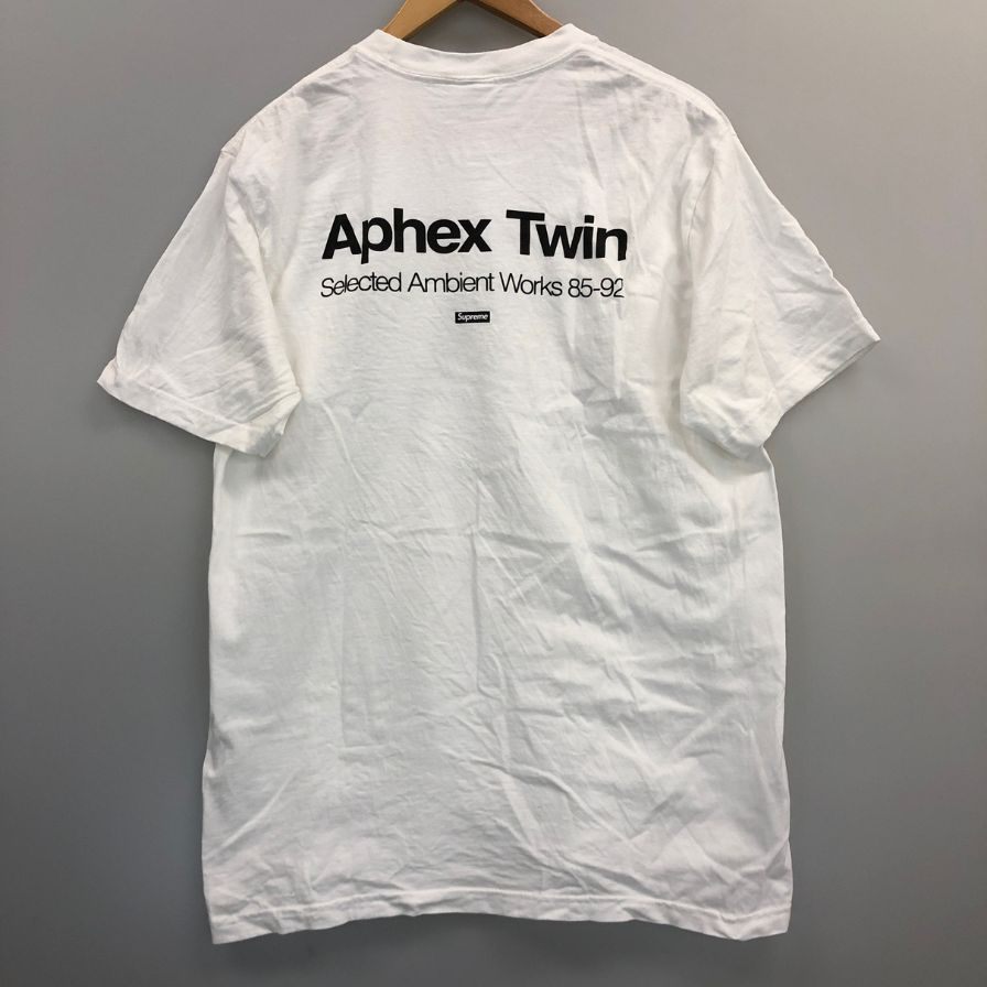美品◆シュプリーム Tシャツ 25SS 0701-252627  エイフェックスツイン ホワイト サイズM Supreme 【AFB34】