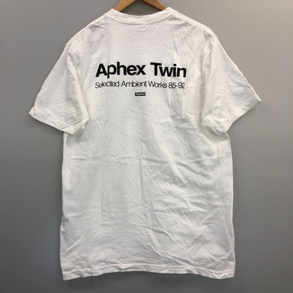 美品◆シュプリーム Tシャツ 25SS 0701-252627  エイフェックスツイン ホワイト サイズM Supreme 【AFB34】