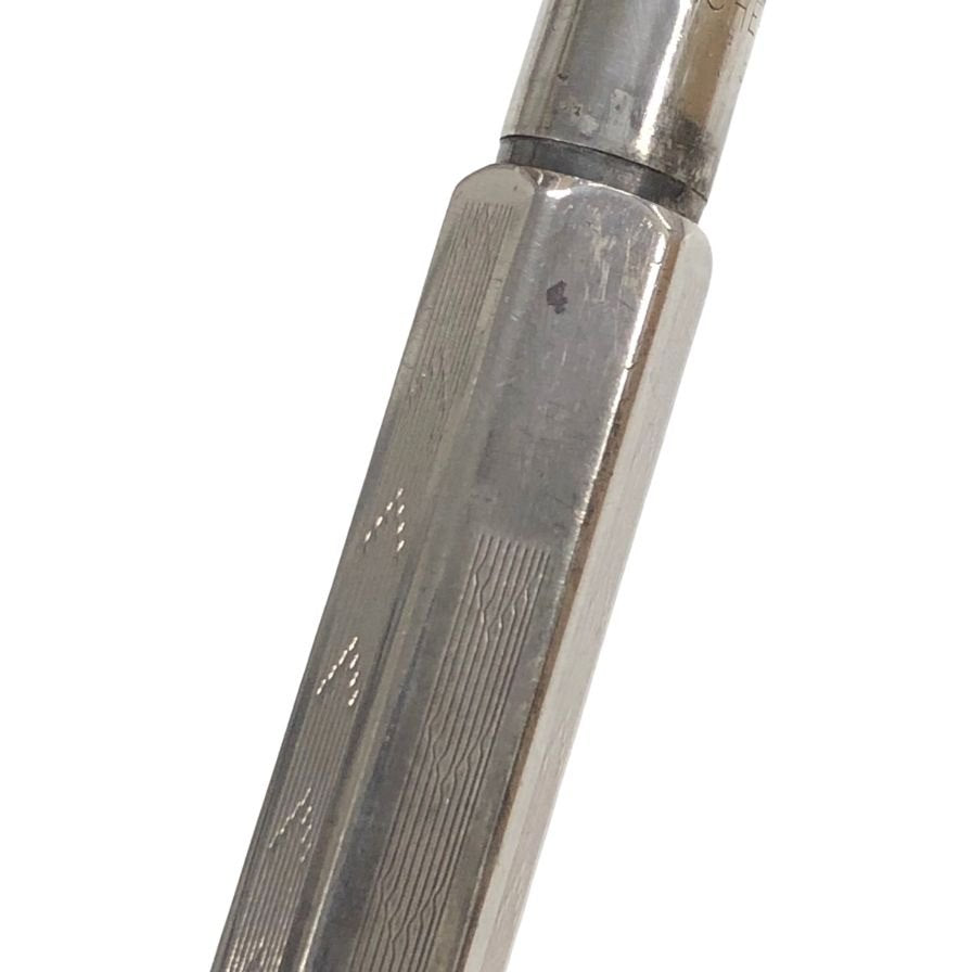 カランダッシュ シャープペンシル シルバー ヴィンテージ 六角 CARANｄ’ACHE【AFI14】