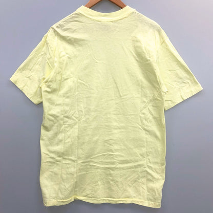極美品◆ヘインズ Tシャツ クルーネック コットン メンズ イエロー サイズL HANES 【AFB47】