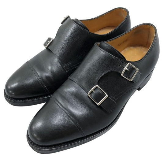 ジョンロブ レザーシューズ ダブルモンク ウィリアム サイズ6EE ブラック  JOHN LOBB William ビジネスシューズ 約24.5cm【LA】【中古】