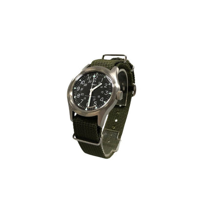 タイメックス ミリタリーウォッチ 腕時計  ビームス コラボ  3針 ブラック文字盤    TIMEX【AFI12】【中古】