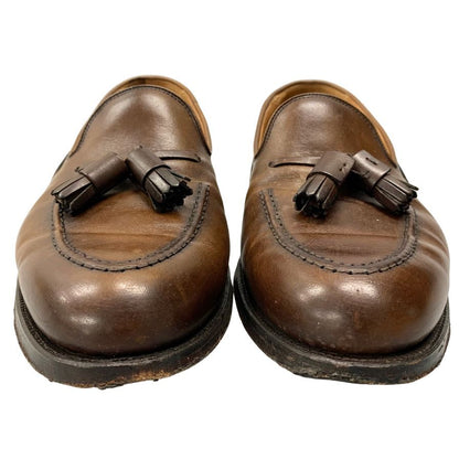 クロケット&ジョーンズ レザーシューズ タッセル ローファー キャベンディッシュ2 メンズ ブラウン サイズUK7.5E CROCKETT&JONES CAVENDISH2 約26.0cm【AFC1】