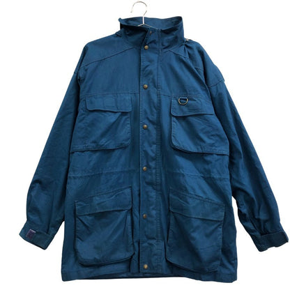 中古◆エディーバウアー マウンテンパーカー 80年代 黒タグ メンズ ブルー サイズL Eddie Bauer 【AFA21】