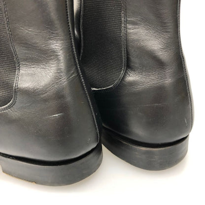 宮城興業 銀座田屋オーダー サイドゴアブーツ カーフ ブラック  サイズUK10想定 MIYAGIKOGYO 約28.5cm【AFC6】