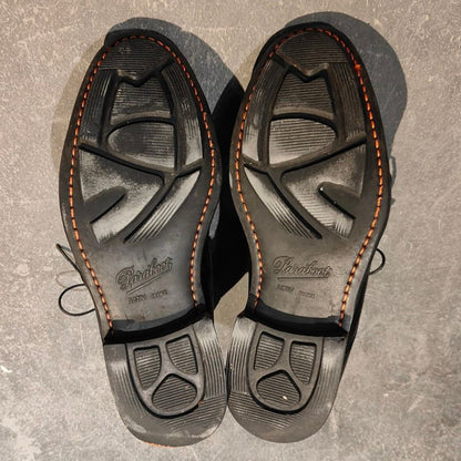 パラブーツ レースアップブーツ プレーントゥ カーフ ブラック サイズUK6 メンズ PARABOOT ブーツ 約25.5cm【LA】【中古】