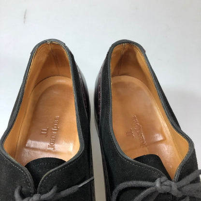 ジョンロブ レザーシューズ  トウチェスター カーフ×スエード コンビ ラスト7000 メンズ サイズ7D ブラウン JOHN LOBB TOWCESTER ビジネスシューズ 約25.5cm【LA】【中古】