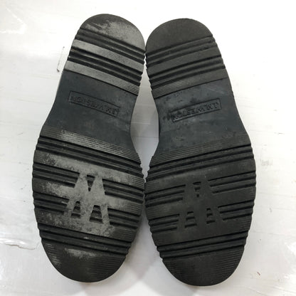 ジェイエムウエストン レザースニーカー 095 モンキーシューズ  パーフォレーション カーフ ブラック メンズ サイズUK5.5E  J.M.WESTON 約24.5cm【AFC4】