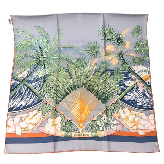 エルメス スカーフ レクタングル ALOHA アロハ 総柄 シルク レディース HERMES【AFI20】