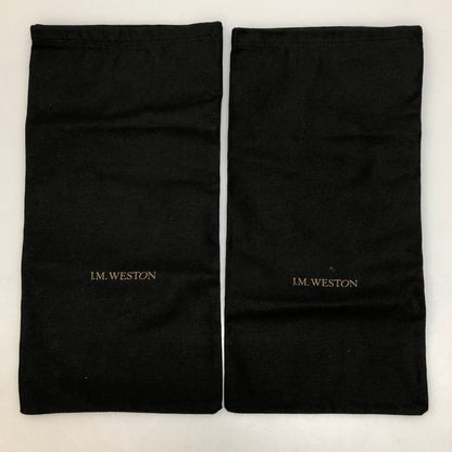 ジェイエムウエストン シグネチャーローファー パテント 180 41ラスト サイズ6C ブラック J.M.WESTON ローファー 約25.0cm【LA】【中古】
