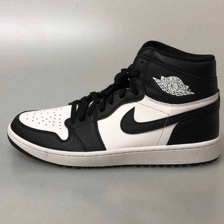 ナイキ ハイカット スニーカー エア ジョーダン ワン ハイ ゴルフ DQ0660-101 ブラック メンズ サイズ31cm Nike Air Jordan 1 High Golf Panda 約31+cm【AFC28】