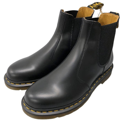 ドクターマーチン サイドゴアブーツ 2976 チェルシー レザー ブラック メンズ サイズUK7 Dr.MARTENS 約25.5cm【AFD2】