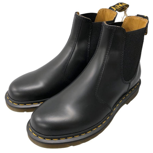 ドクターマーチン サイドゴアブーツ 2976 チェルシー レザー ブラック メンズ サイズUK7 Dr.MARTENS 約25.5cm【AFD2】