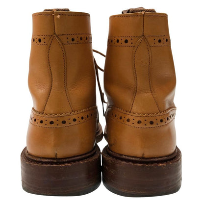 トリッカーズ カントリーブーツ モールトン M2508 メンズ サイズ6.5 ブラウン Tricker's MALTON ブーツ 約25.0cm【LA】【中古】
