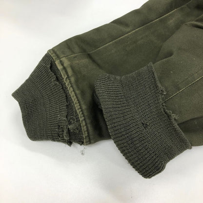 中古◆モニタリー アウター ミリタリージャケット B-15 キャンバス 止水ジップ メンズ サイズ42 カーキ系 monitaly 【AFA13】