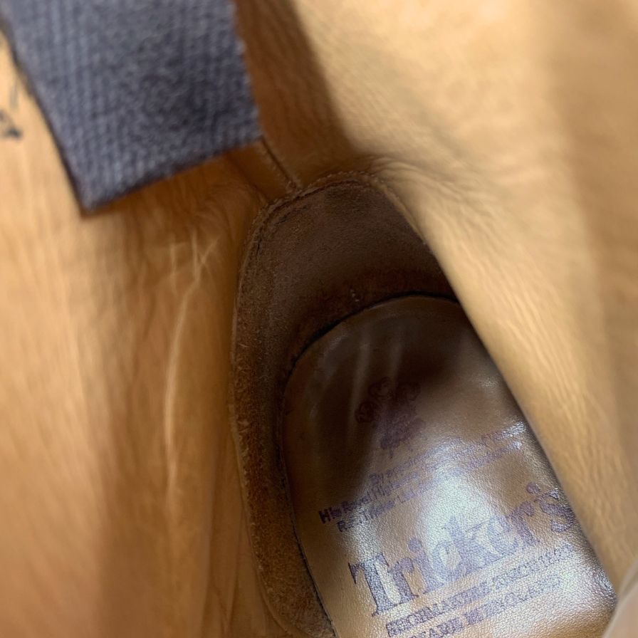 トリッカーズ レースアップブーツ モンキーブーツ M6087 ベージュ系 メンズ サイズ8 Tricker’s ブーツ 約26.5cm【LA】【中古】