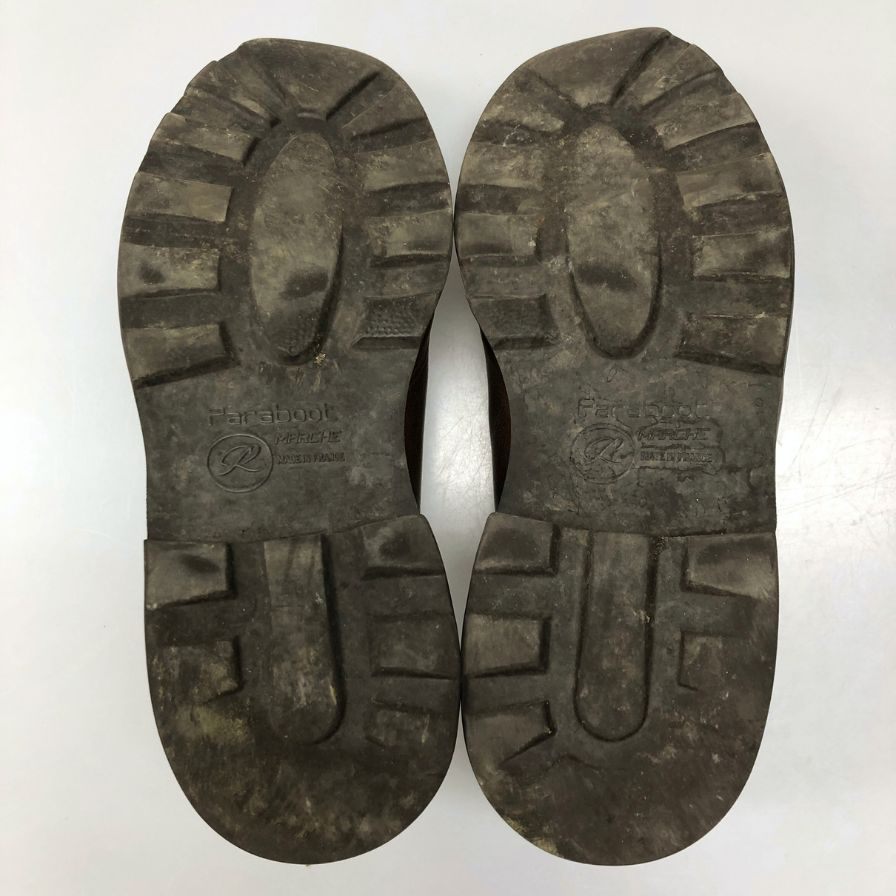 パラブーツ レザーシューズ チロリアンシューズ ミカエル デカタグ ブラウン メンズ サイズ表記無し PARABOOT 約不明cm【AFC3】
