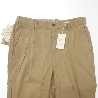 Like new◆United Arrows Green Label Relaxing Linen Pants Herdmans Hemp Men's Beige Size S UNITED ARROWS [AFB4] 