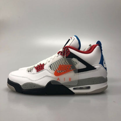 ナイキ スニーカー エアジョーダン ４ レトロ ホワッツ ザ 4 CI1184-146 ホワイト サイズ27.5 メンズ NIKE 約27.5cm【AFD4】