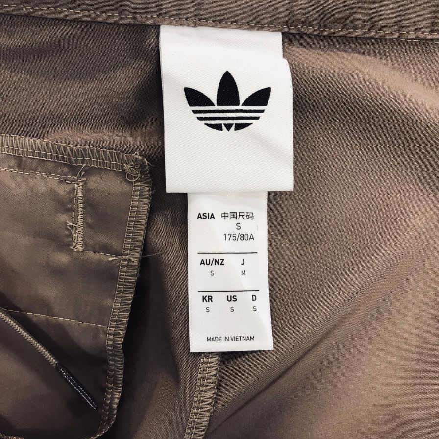 アディダス ウーブン バレルパンツ ルーズフィット ブラウン メンズ サイズS ADIDAS 【AFB23】