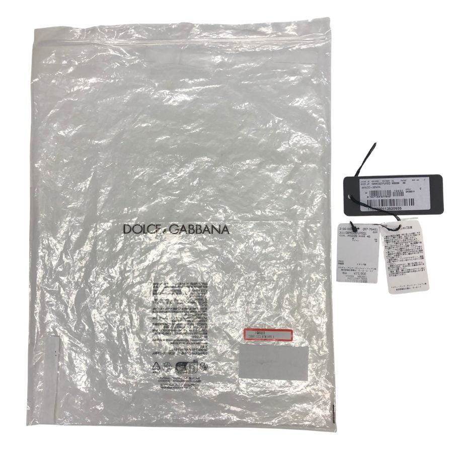 極美品◆ドルチェ＆ガッバーナ 半袖Tシャツ ロゴ ボルドー メンズ サイズ46 DOLCE＆GABBANA 【AFB3】