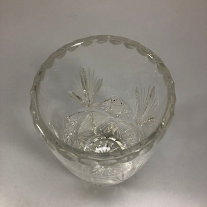 ボヘミア レッド クリスタル ガラス 花瓶 クリスタル BOHEMIA LEAD CRYSTAL GLASS【AFI28】【中古】