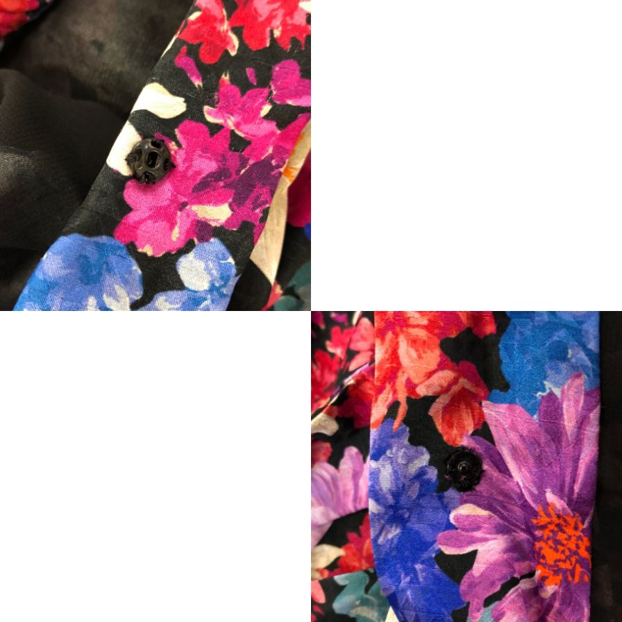 極美品◆ピンコ ワンピース 花柄 ベルト シルク混 レディース サイズI38 PINKO 【AFB14】
