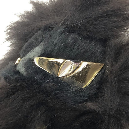 フェンディ バグズモンスター ファーチャーム キーホルダー ブラック FENDI【AFI2】【中古】