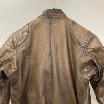 中古◆ベルスタッフ トライアルマスター ゴールドラベル パンサージャケット ブラウン メンズ サイズ42 Belstaff Trialmaster Panther Jacket 【AFF19】