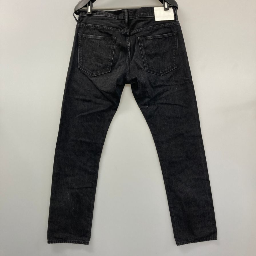 ロン ハーマン デニム パンツ USA製 セルビッジ 赤耳 メンズ サイズ31 ブラック Ron Herman Denim 【AFB41】
