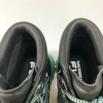 メレル ブーツ トレッキングブーツ Bristol MID レディース サイズ24.5 ブラック グリーン系 MERRELL 約24.5cm【AFD8】