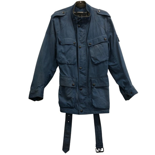 中古◆ベルスタッフ 国内正規 モーターサイクル ジャケット トライアルマスター 7150443 メンズ サイズUK44 ブルー BELSTAFF 【AFF24】