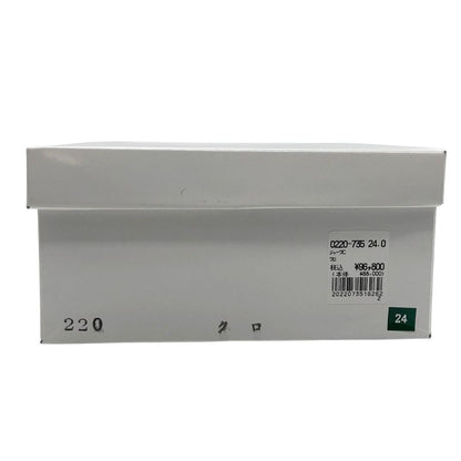 新宿屋 レザースニーカー シャーク 0220-735 ブラック 24㎝ レディース shinjukuya 約24.0cm【7-17】