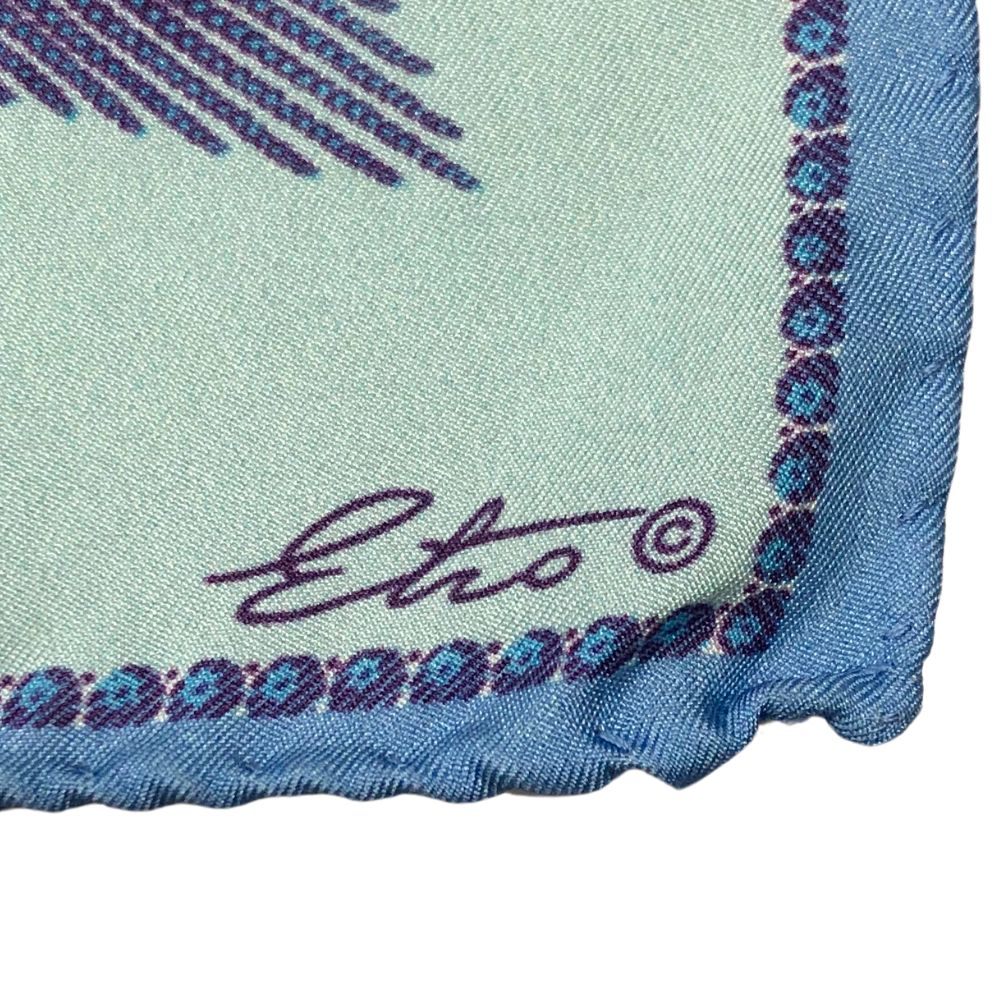 エトロ スカーフ ブルー系 マルチカラー ETRO【AFI12】