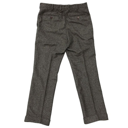 ブリオーニ スラックス チェック メンズ ウール ポリウレタン サイズ48 ブラウン系 Brioni【】