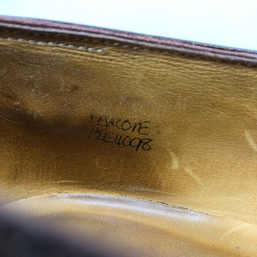 ジョンロブ フェンコート コインローファー メンズ サイズ7.5E ブラウン JOHN LOBB ローファー 約26.0cm【LA】【中古】