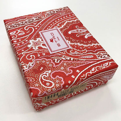 エトロ エアポッズケース カンフーパンダ AirPodsケース レッド系 レザー ETRO【AFI16】【中古】