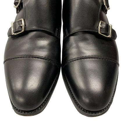 ジョンロブ レザーシューズ ダブルモンク ウィリアム2 メンズ UK5E ブラック JOHN LOBB WILLIAM ビジネスシューズ 約23.5cm【LA】【中古】