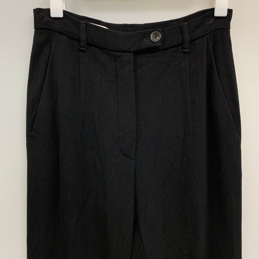 ジルサンダー スラックス ブラック レディース サイズ34 JIL SANDER 【AFB2】
