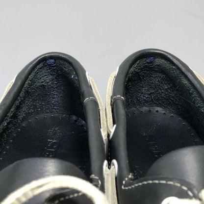 セバゴ レザーシューズ デッキシューズ モカシン メンズ ネイビー  サイズUK6.5 SEBAGO 約24.5cm【AFC31】