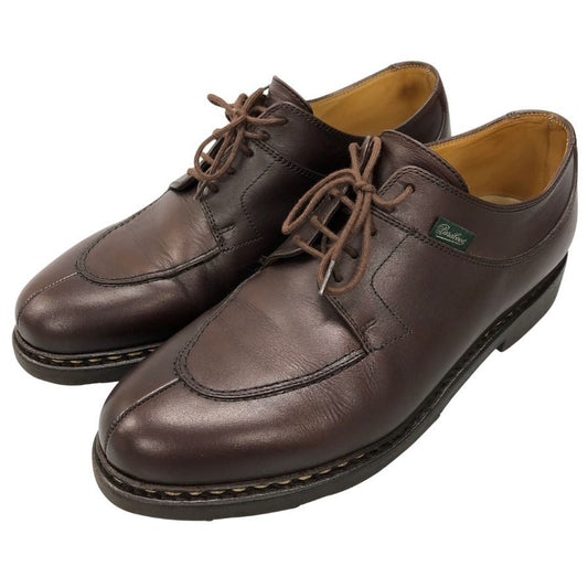 パラブーツ レザーシューズ Uチップ アヴィニョン ブラウン メンズ サイズUK7 PARABOOT AVIGNON ビジネスシューズ 約25.5cm【LA】【中古】