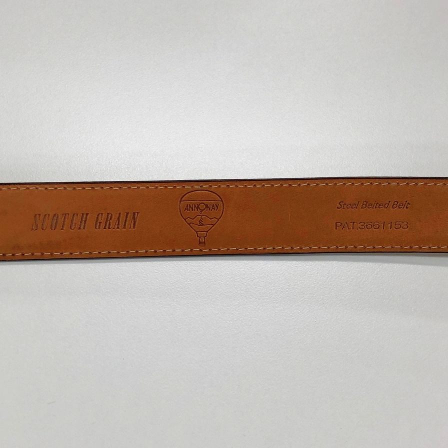 スコッチグレイン ベルト Steel Belted Belt ライトブラウン  SCOTCH GRAIN【AFI18-3】