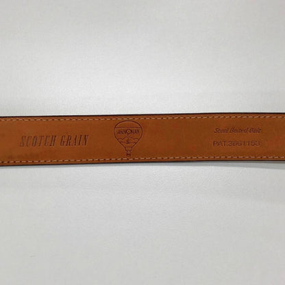 スコッチグレイン ベルト Steel Belted Belt ライトブラウン  SCOTCH GRAIN【AFI18-3】