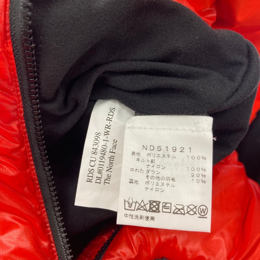 品相良好 ◆ The North Face Future Light 羽绒保护派克大衣 ND51921 尺寸 M 橙色 THE NORTH FACE [AFB44] 