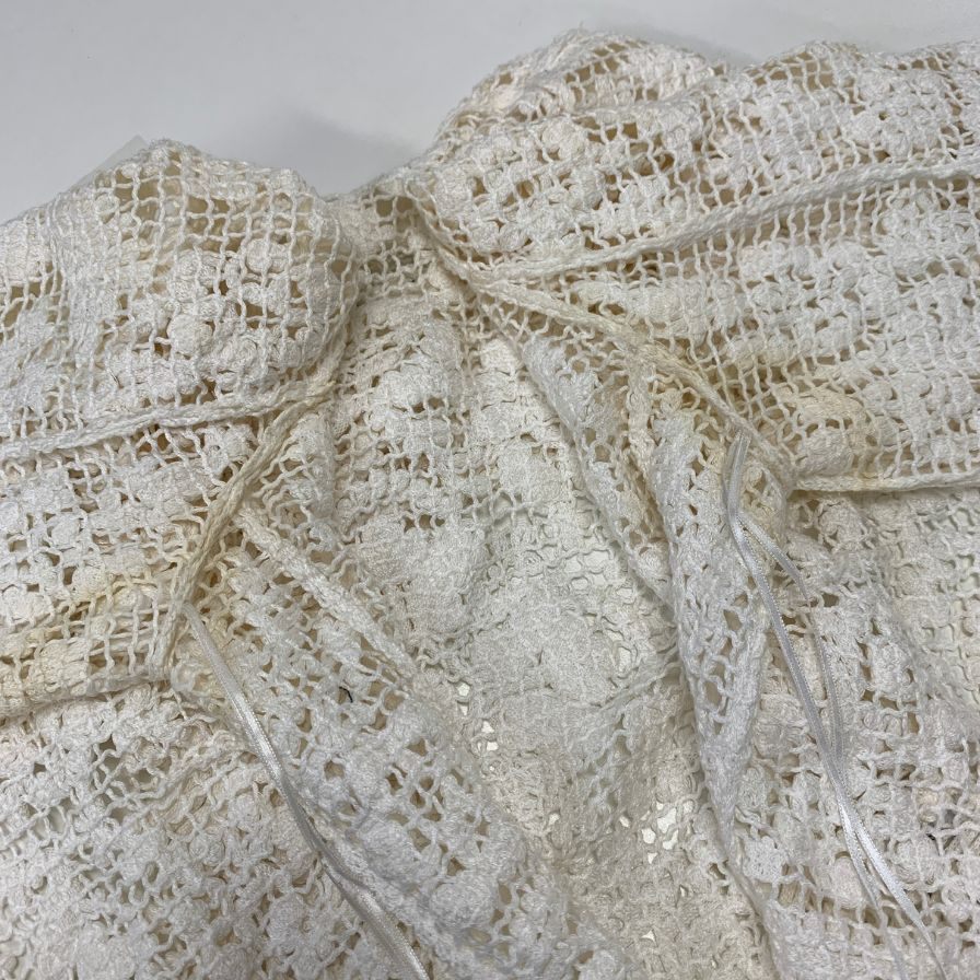 中古■ドルチェガッバーナ レース コットン ジャケット ホワイト サイズ40 レディース DOLCE&GABBANA 【AFB36】
