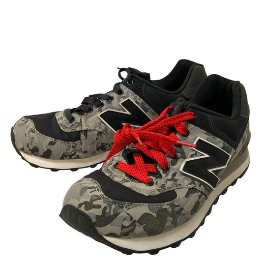 ニューバランス スニーカー 574 クラシック カモフラ柄 メンズ 27.5cm ブラック New Balance 約27.5cm【PTM5】