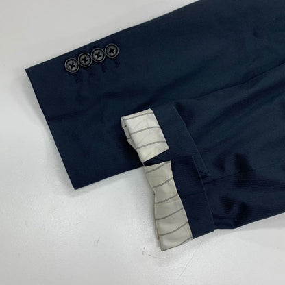 中古◆ジョセフ オム テーラード 2Bジャケット コットン オンワード樫山メンズ サイズ48 ダークネイビーJOSEPH HOMME 【AFB3】